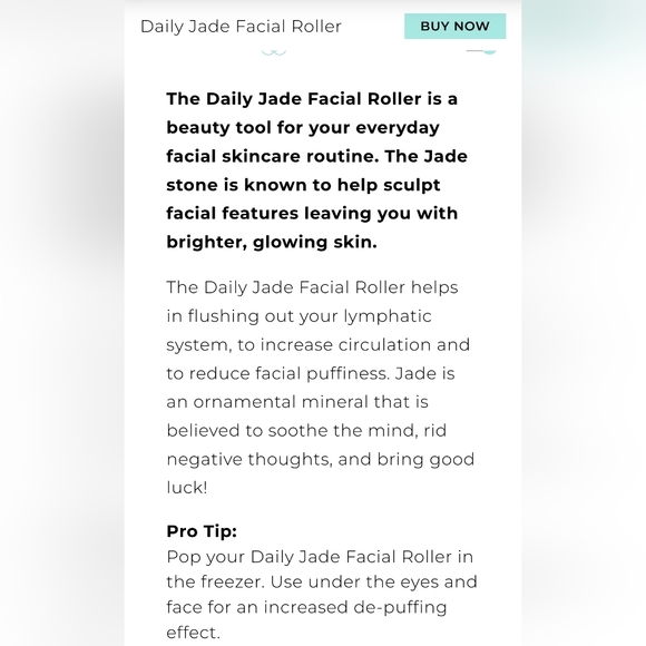 Daily Concepts Daily Jade Facial Roller - Picture 4 of 7